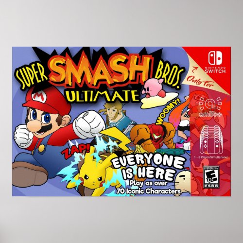 Super Smash Bros 64 Ultimate Poster
