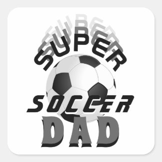 Super Soccer Dad Football Sporty Father 