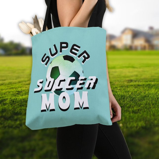 Super Soccer Mom Sport Mother Mother`s Day Tote Bag (Creator Uploaded)