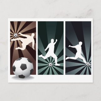 super-soccer postcard