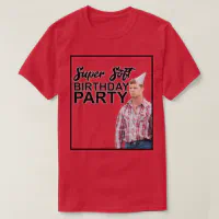 super soft birthday party shirt