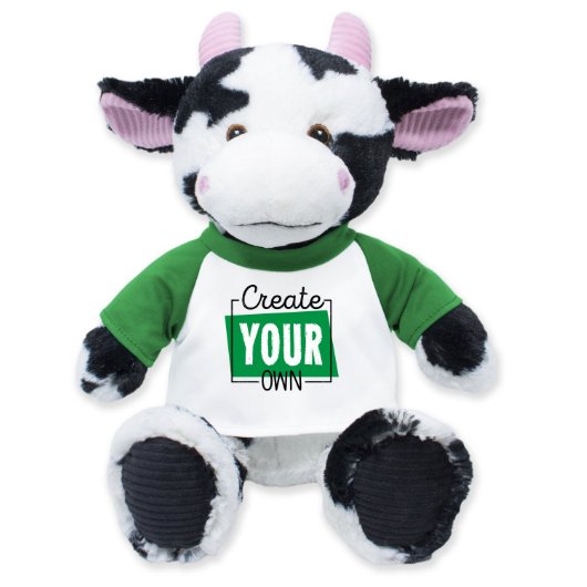 Super Soft Cute Plush Cow Stuffed Animal (Front)