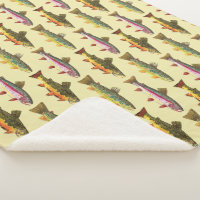 Super Soft Fly Fishing Trout Sherpa Blanket