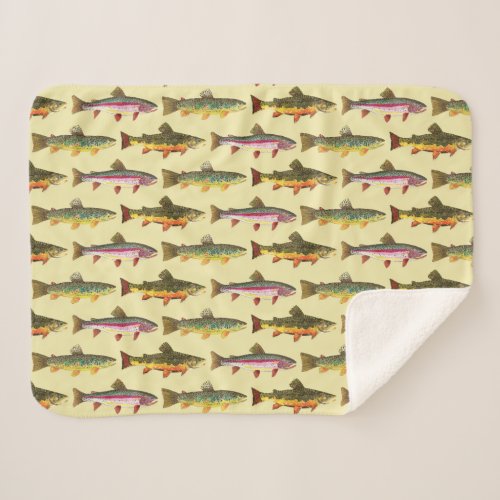 Super Soft Fly Fishing Trout Sherpa Blanket