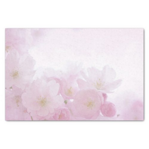 Super Soft Looking Large Pink Flowers  Tissue Paper
