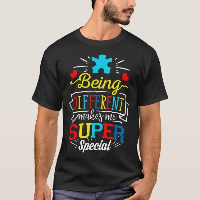 Super Special Autistic Support Awareness T-Shirt (Front)