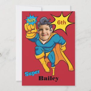 Super Special Kids 🌟 Greatest Superhero Invitation