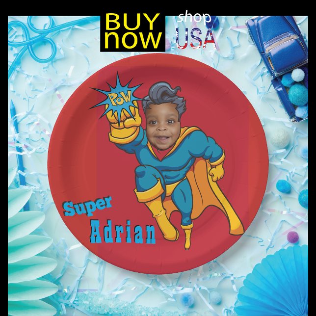 Super Special Kids 🌟 Greatest Superhero Paper Plates (Creator Uploaded)