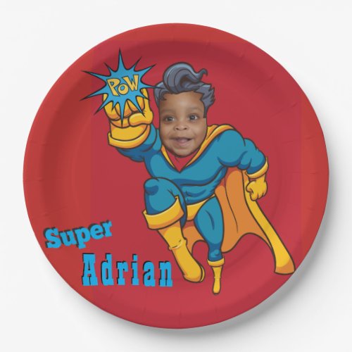 Super Special Kids Greatest Superhero Paper Plates