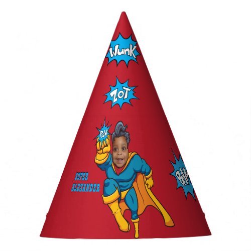 Super Special Kids Greatest Superhero Party Hat