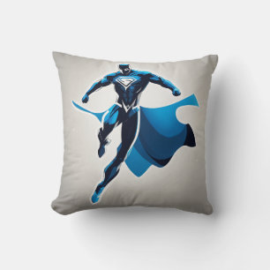 Super Speed Hero: The Sonic Boom Runner Throw Pillow