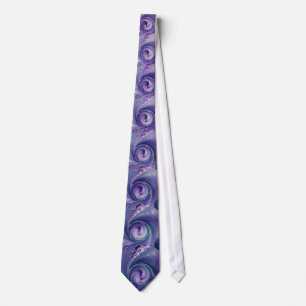 Super Spirally Purple Neck Tie