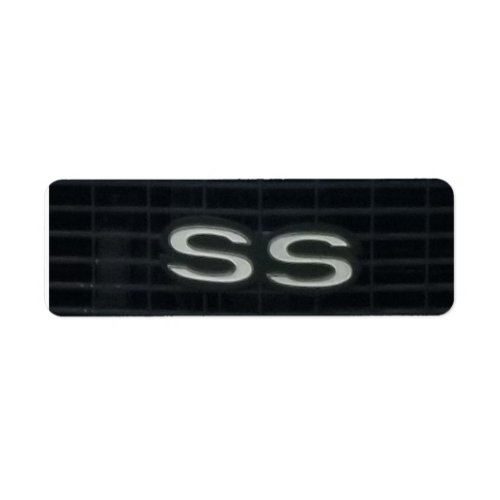 Super Sport Classic Car SS emblem Symbol Label