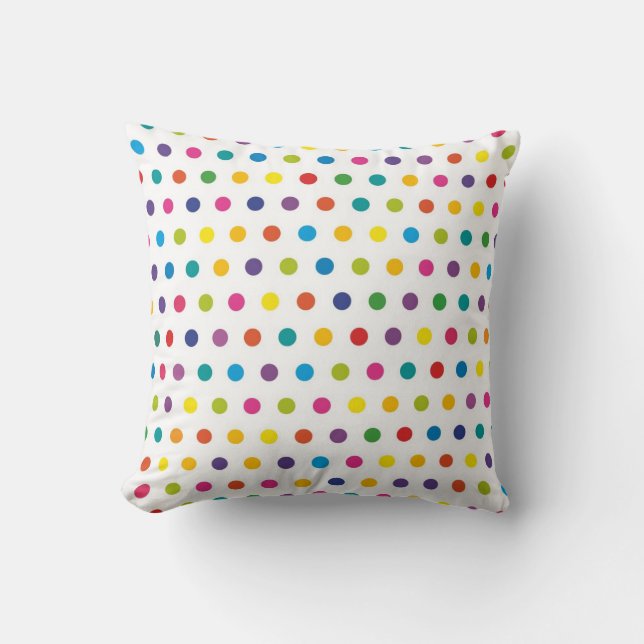 Super Spots Throw Pillow (Front)