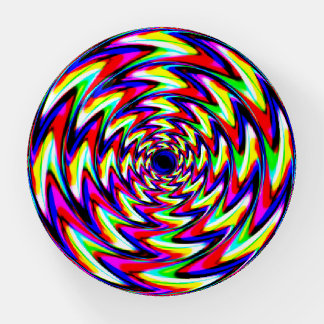 Super squiggle computer art paperweight