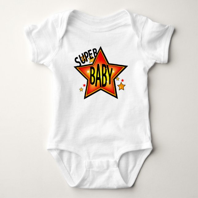 Super Star Baby Infant odysuit Baby Bodysuit (Front)