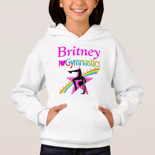 SUPER STAR GYMNASTICS PERSONALIZED HOODIE (Front)