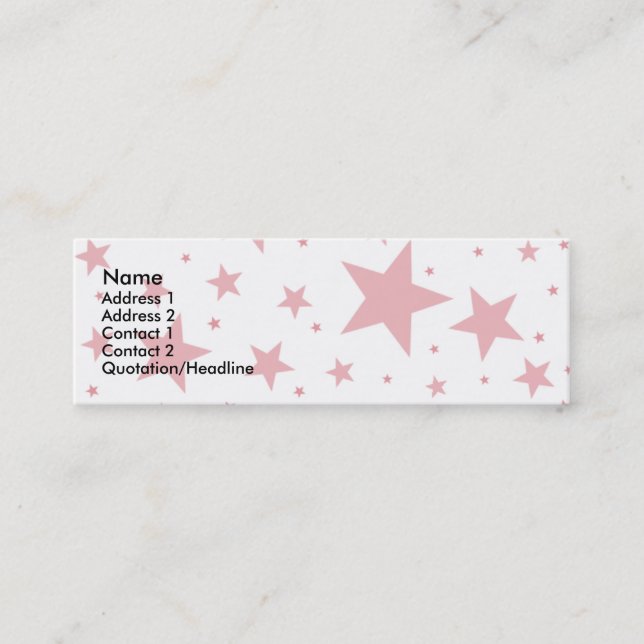 Super Star Profile Cards (Front)