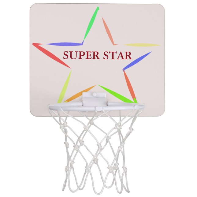 super star ring mini basketball hoop (Front)