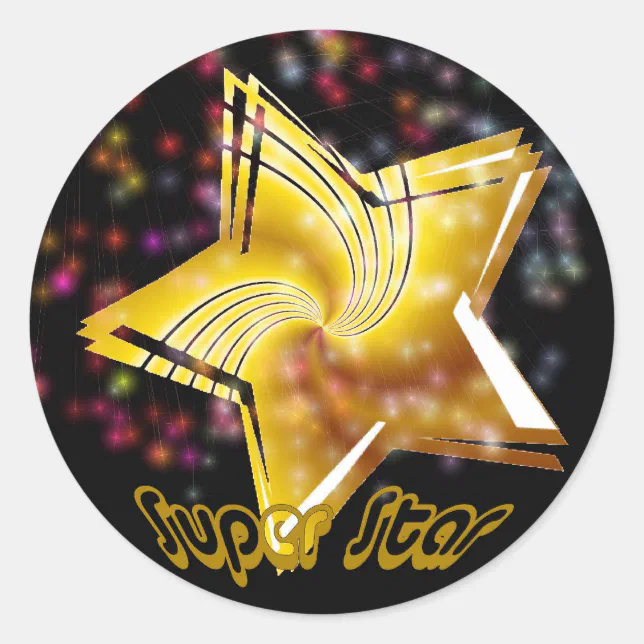 Super Star Sticker | Zazzle