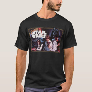 Super Star Wars Retro Video Game Cover T-Shirt