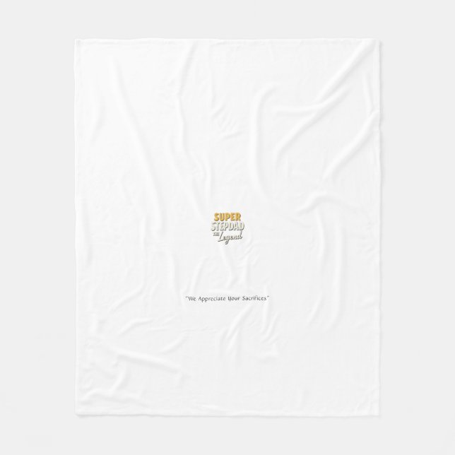 Super Step Dad the Legend Blanket – Cozy Gift (Front)