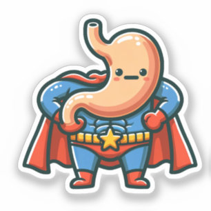 Super Stomach Sticker