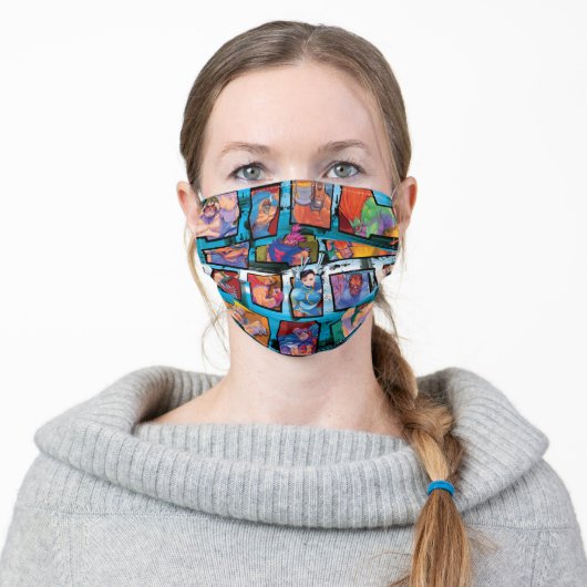 Super Street Fighter II Turbo Adult Cloth Face Mask (Worn)