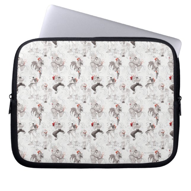 Super Street Fighter II Turbo Laptop Sleeve (Front)