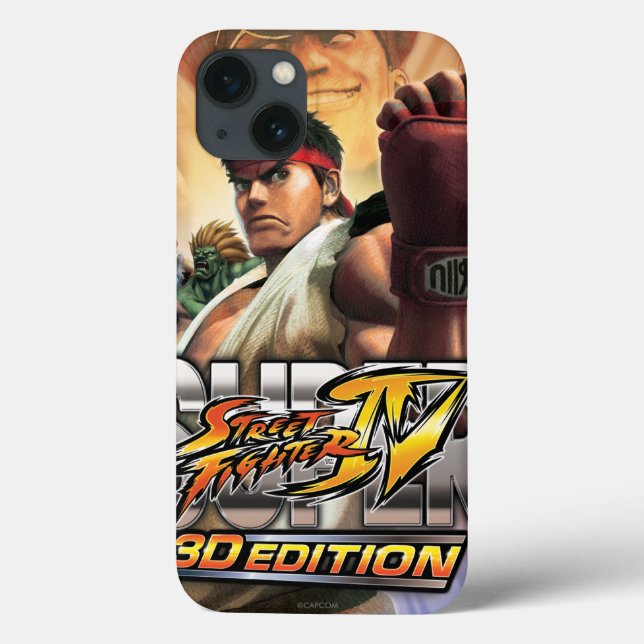 Super Street Fighter IV 3D Edition Box Art Case-Mate iPhone Case (Back)
