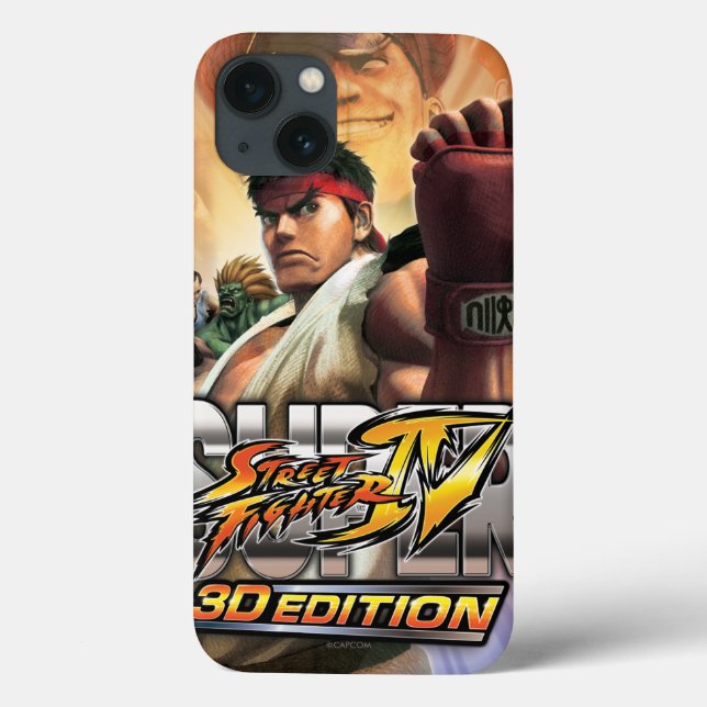 Super Street Fighter IV 3D Edition Box Art Case-Mate iPhone Case (Back)