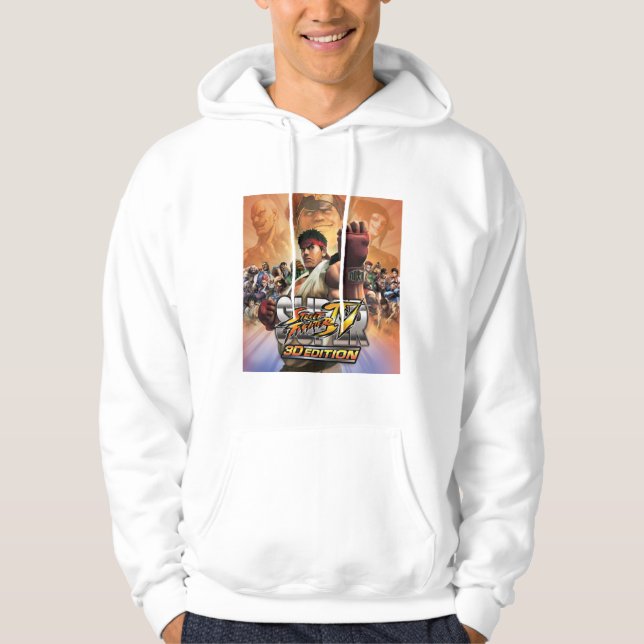 Super Street Fighter IV 3D Edition Box Art Hoodie (Front)