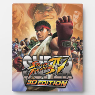 Super Street Fighter IV 3D Edition Box Art Plaque