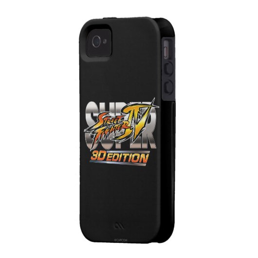 Super Street Fighter IV 3D Edition Logo Case-Mate iPhone Case (Back Left)