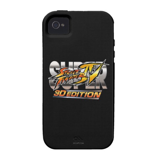 Super Street Fighter IV 3D Edition Logo Case-Mate iPhone Case (Back)