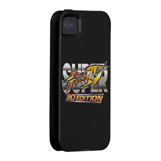 Super Street Fighter IV 3D Edition Logo Case-Mate iPhone Case (Back/Right)