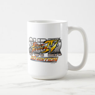 Super Street Fighter IV 3D Edition Logo Coffee Mug