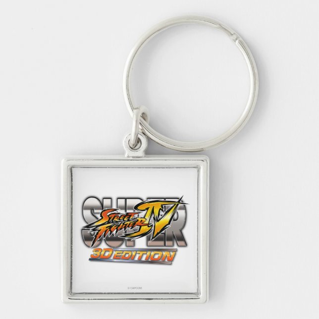 Super Street Fighter IV 3D Edition Logo Keychain (Front)