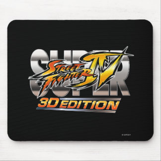 Super Street Fighter IV 3D Edition Logo Mouse Pad