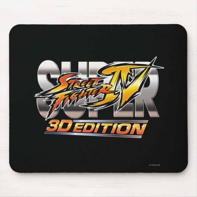 Super Street Fighter IV 3D Edition Logo Mouse Pad (Front)