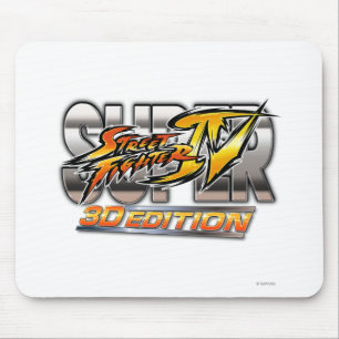 Super Street Fighter IV 3D Edition Logo Mouse Pad