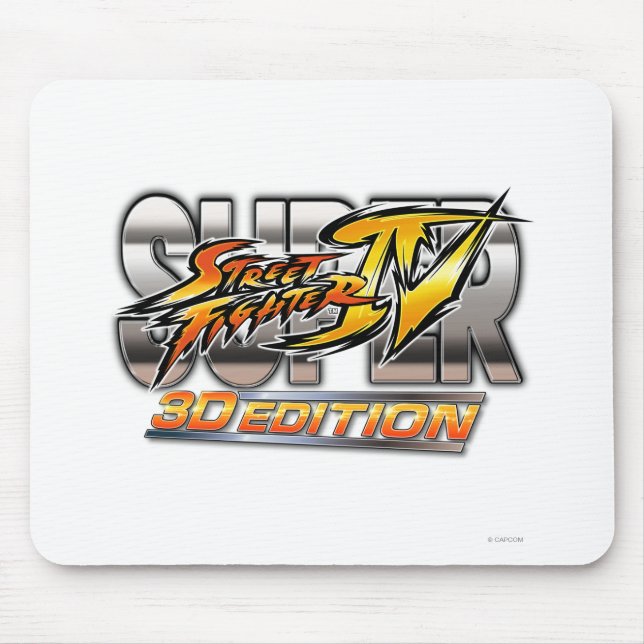 Super Street Fighter IV 3D Edition Logo Mouse Pad (Front)