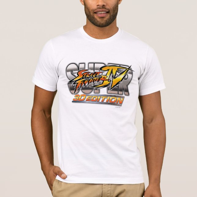Super Street Fighter IV 3D Edition Logo T-Shirt (Front)