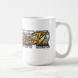Super Street Fighter IV Logo Coffee Mug