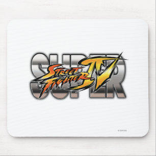 Super Street Fighter IV Logo Mouse Pad