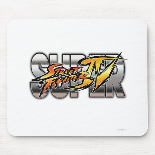 Super Street Fighter IV Logo Mouse Pad (Front)