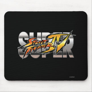 Super Street Fighter IV Logo Mouse Pad