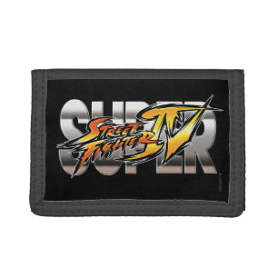 Super Street Fighter IV Logo Trifold Wallet