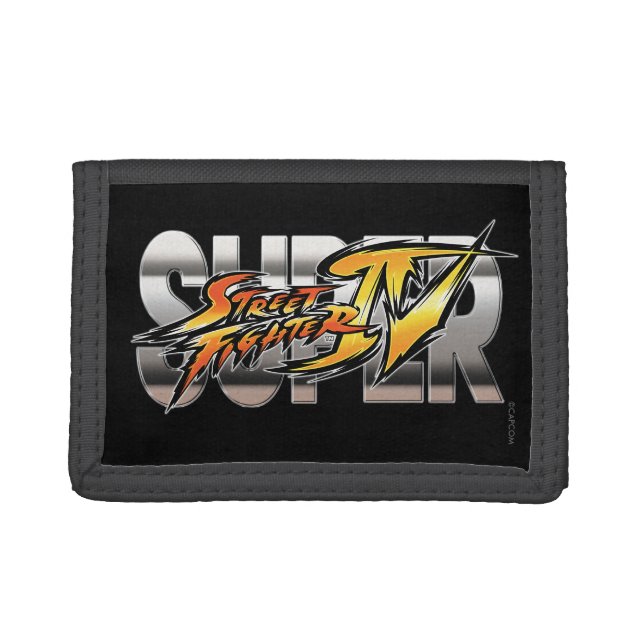 Super Street Fighter IV Logo Trifold Wallet (Front)