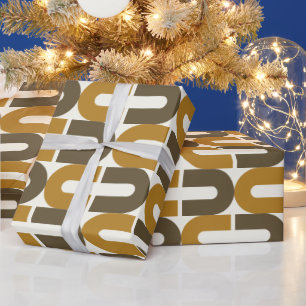 Super stylish and modern retro 60s 70s giftwrap wr wrapping paper